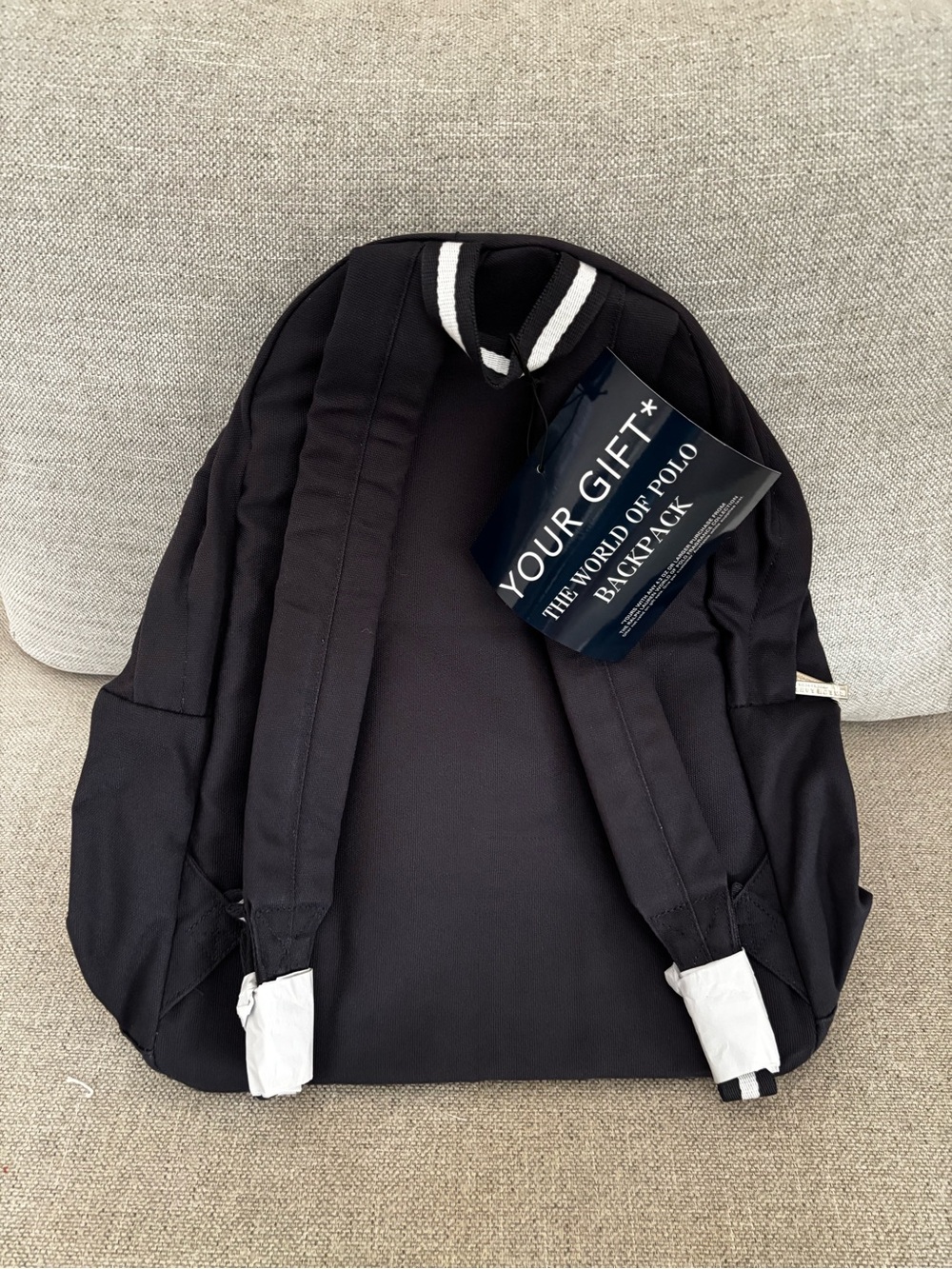 RALPH LAUREN Polo Backpack Dark Blue NEW - Picture 2 of 5